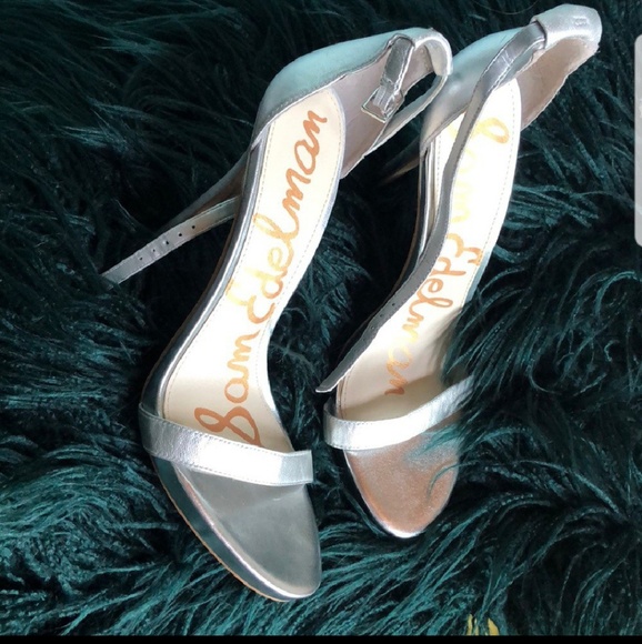 Sold* Sam Edelman Silver sandals - Picture 3 of 3